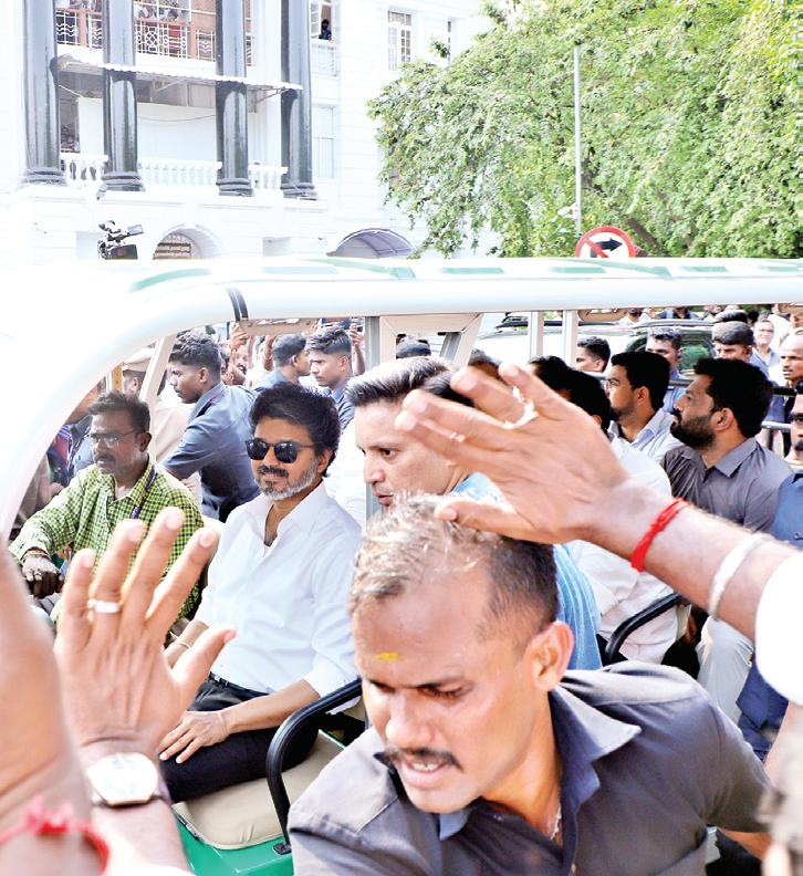 தலைமைச் செயலக வளாகத்தைப் பார்வையிட்ட முதல்வர்