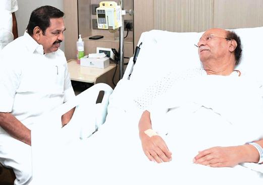 ராமதாஸ், வைகோவிடம் நலம் விசாரித்த முதல்வர்