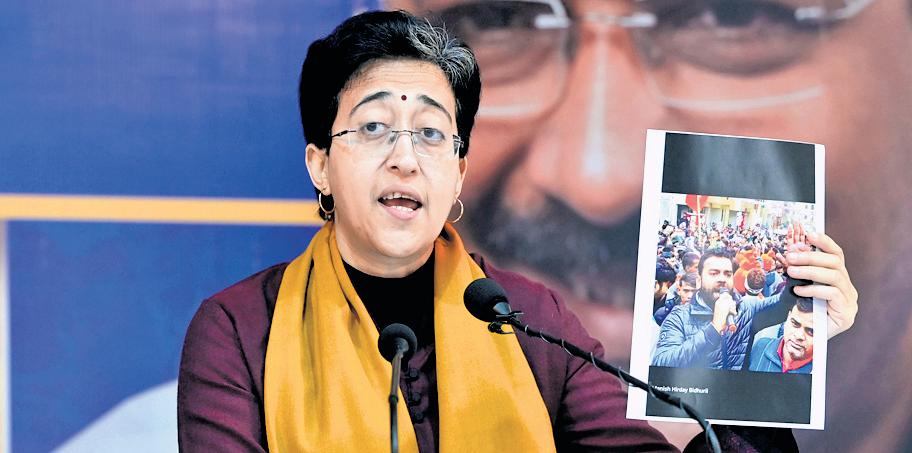 Atishi accuses BJP of harassing AAP workers in Kalkaji, writes to EC