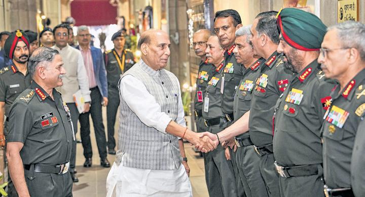 Rajnath for tech edge to military intelligence