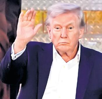 Trump hails new tariffs as China hits back on US goods