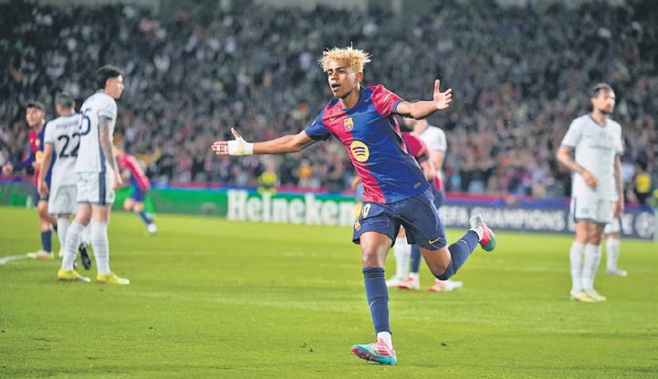 Teen spirit: Yamal stands out to preserve Barca's CL dreams