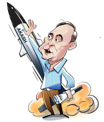 Proud Father Of Akash Air Defence