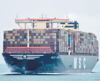 World's biggest container vessel in Vizhinjam port