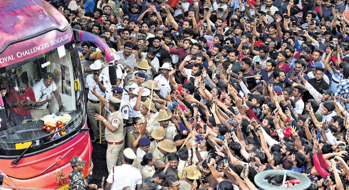 After ecstasy, Bengaluru mourns