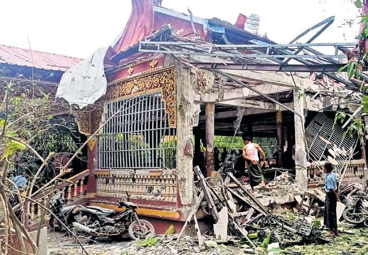 Airstrike on Buddhist monastery kills at least 23 in Myanmar
