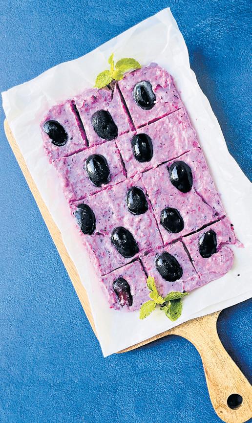 A pop of purple