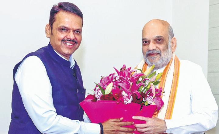 Fadnavis Meets Shah Amid Buzz of Maha Cabinet Rejig