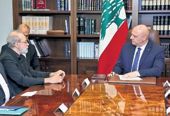 No foreign intervention, Lebanon's president tells Iran official