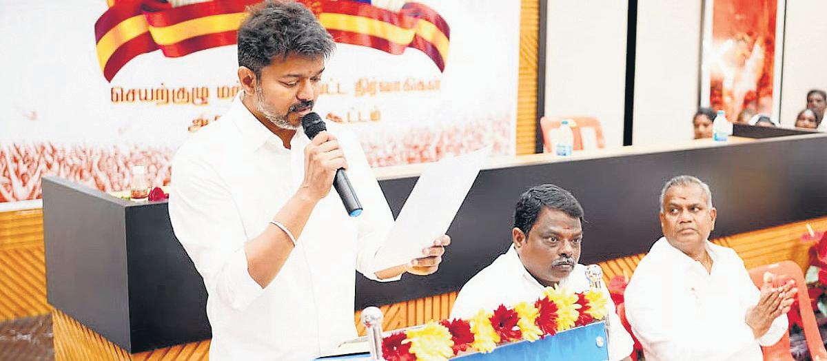 Vijay vows to script new chapter in TN in '26