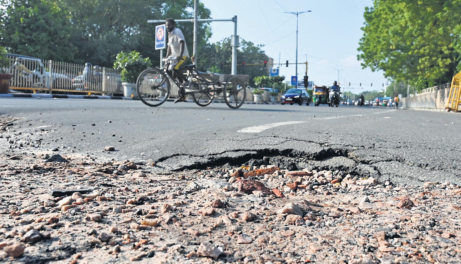 Repair promises, yet broken roads