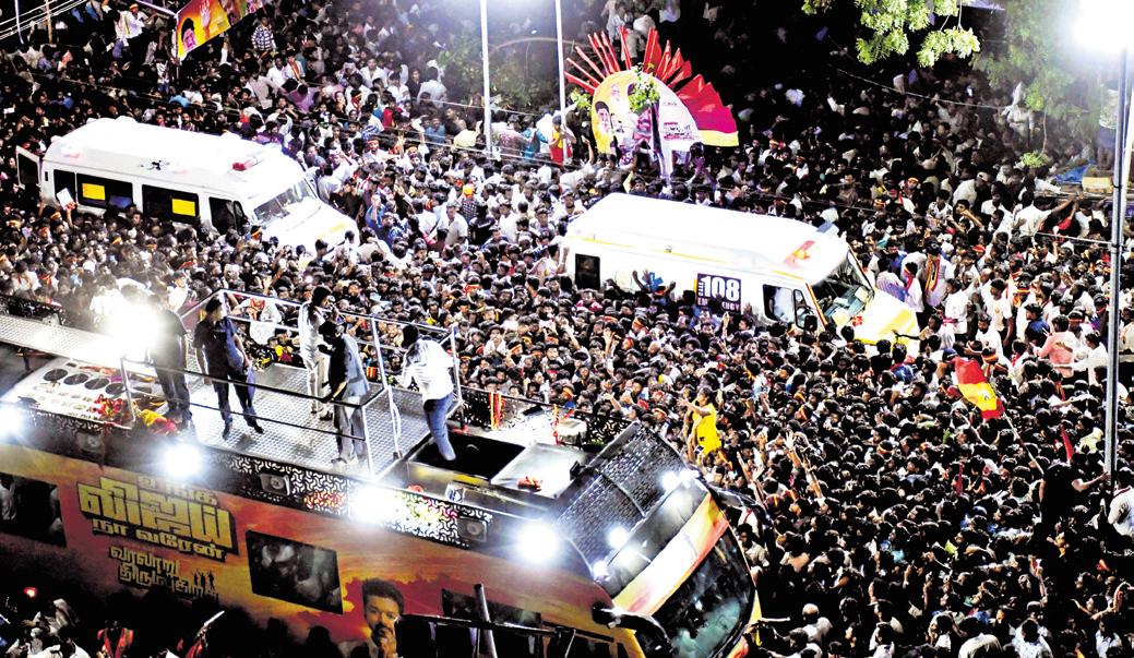36 killed in Vijay rally stampede