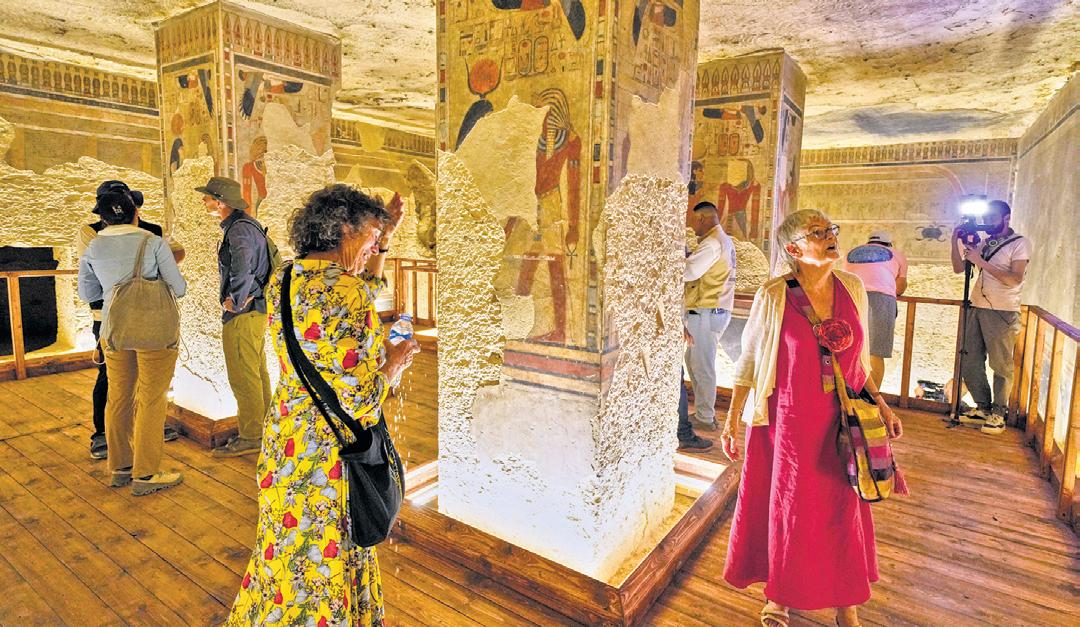 RENOVATED AND READY FOR DISPLAY Amenhotep III's tomb opens after 20 years