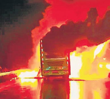 Kurnool SP says bike involved in bus fire had a pillion rider who survived