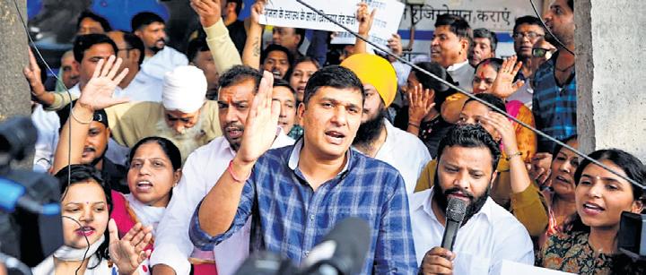 It's mohalla clinic vs aarogya mandir as AAP hits the streets for pet scheme