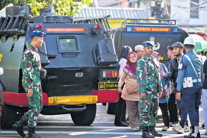 55 injured in multiple blasts at mosque in Indonesia school