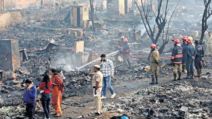 Man killed, one hurt in Rohini fire