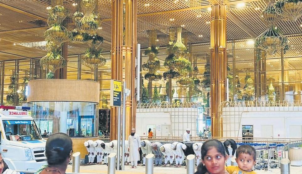 Uproar over namaz video at Kempegowda airport