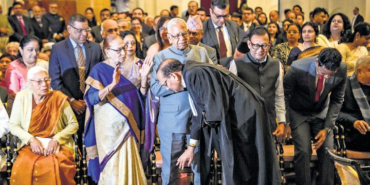 Haryana bars, colleagues celebrate first CJI from their own state