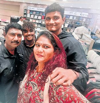 Red-letter day for Kamalini & family