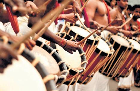 In a roaring debut, Kerala's centuries-old percussion ensemble beats move Malaysia