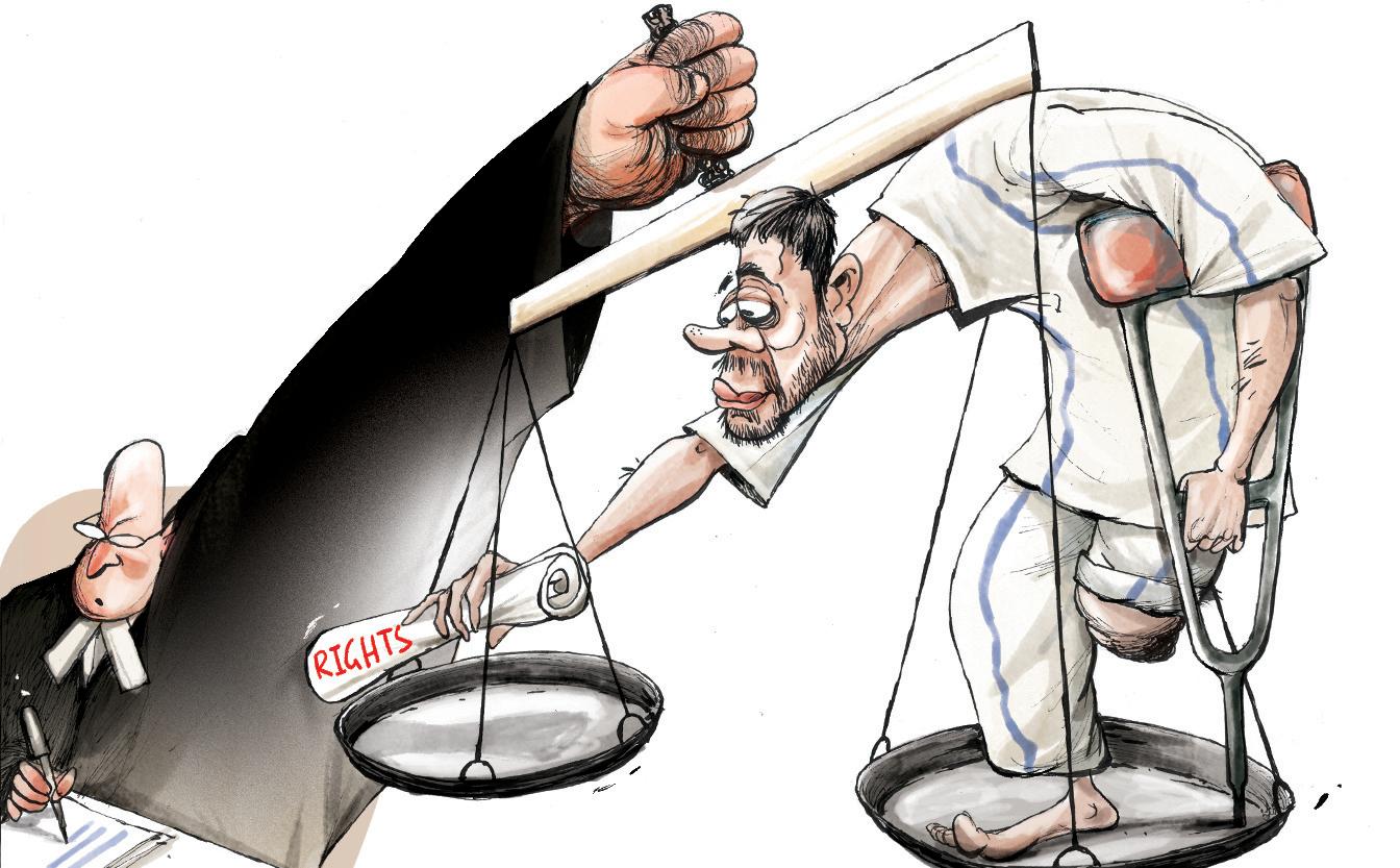 BEHIND BARS, BUT NOT BARRED FROM FUNDAMENTAL RIGHTS