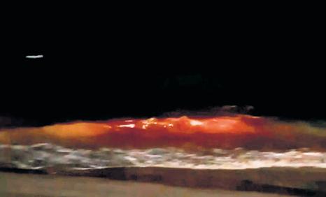 Red waves at Vizag beach go viral on social media