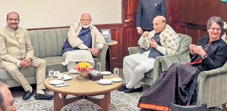 Learning Malayalam, Priyanka tells Modi at Speaker’s ‘chai pe charcha’