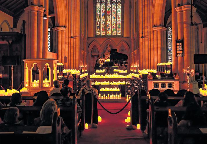 Christmas by candlelight