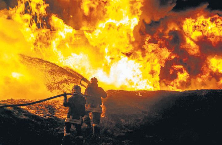 Ukraine says it hit key oil terminal in southern Russia near Crimea