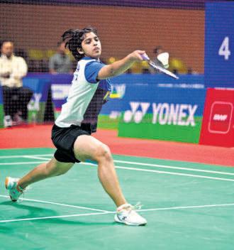Tanvi sets up semifinal clash with Okuhara