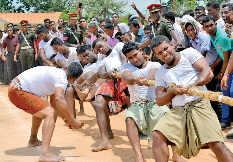 Tug of war officials at the end of their rope