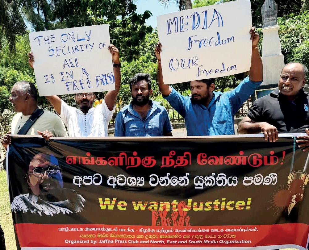 Honouring Sivaram's Legacy: Journalists Unite for Justice and call for investigations