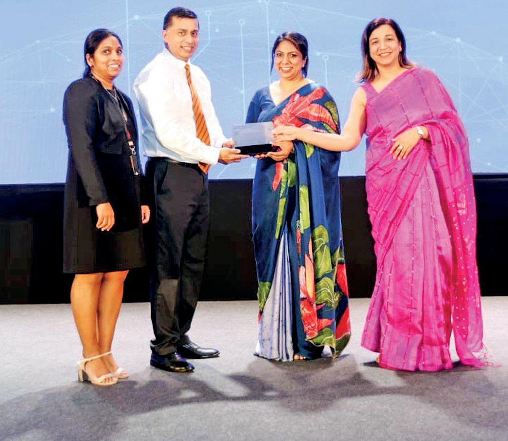 DFCC Bank wins Visa Commercial Solutions Excellence Award