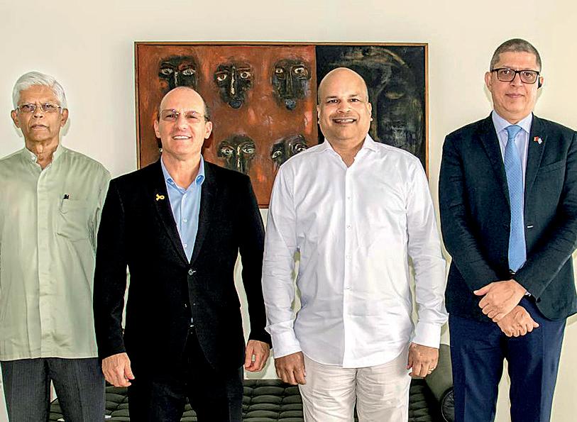 Ambassador of Israel meets Milinda Moragoda