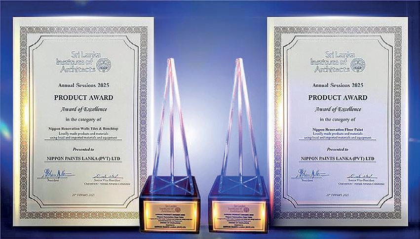 Nippon Paint receives Award of Excellence from SLIA for two products