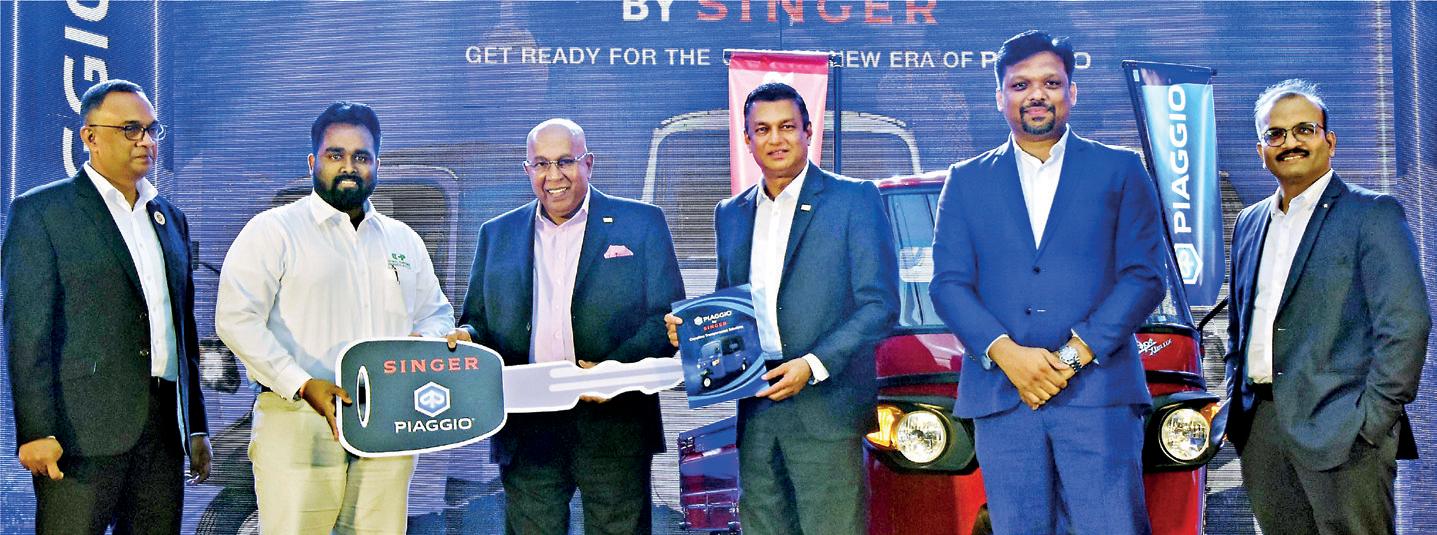 Singer launches new range of Piaggio Apé three wheelers