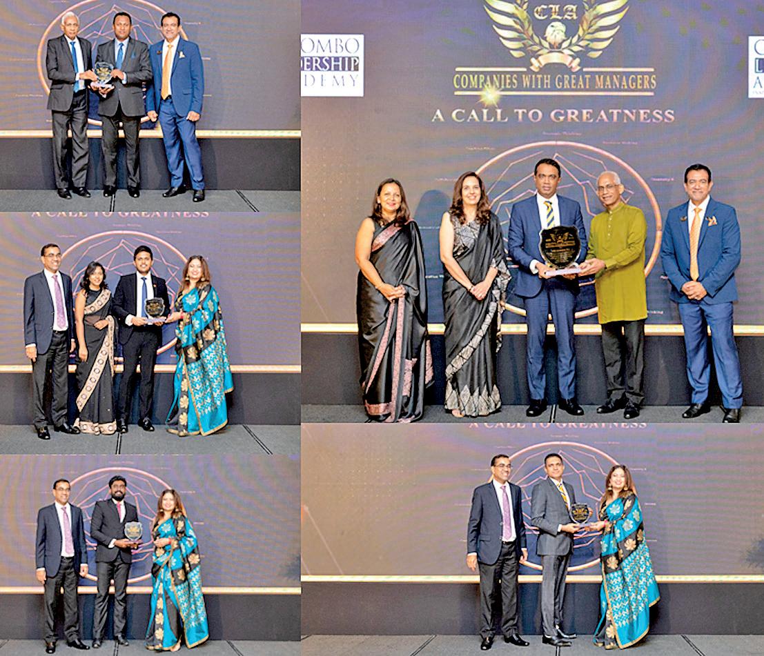 HNB ASSURANCE CELEBRATED AS A 'COMPANY WITH GREAT MANAGERS' FOR THE THIRD CONSECUTIVE YEAR