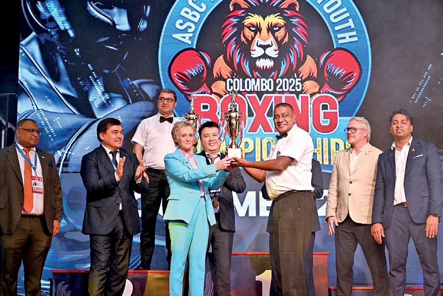 Dharmadasa wins Best Judge award at Asian tournament