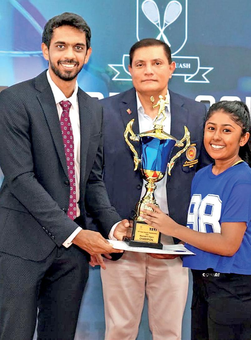Shariff and Ranliya clinch Yeti Open squash titles