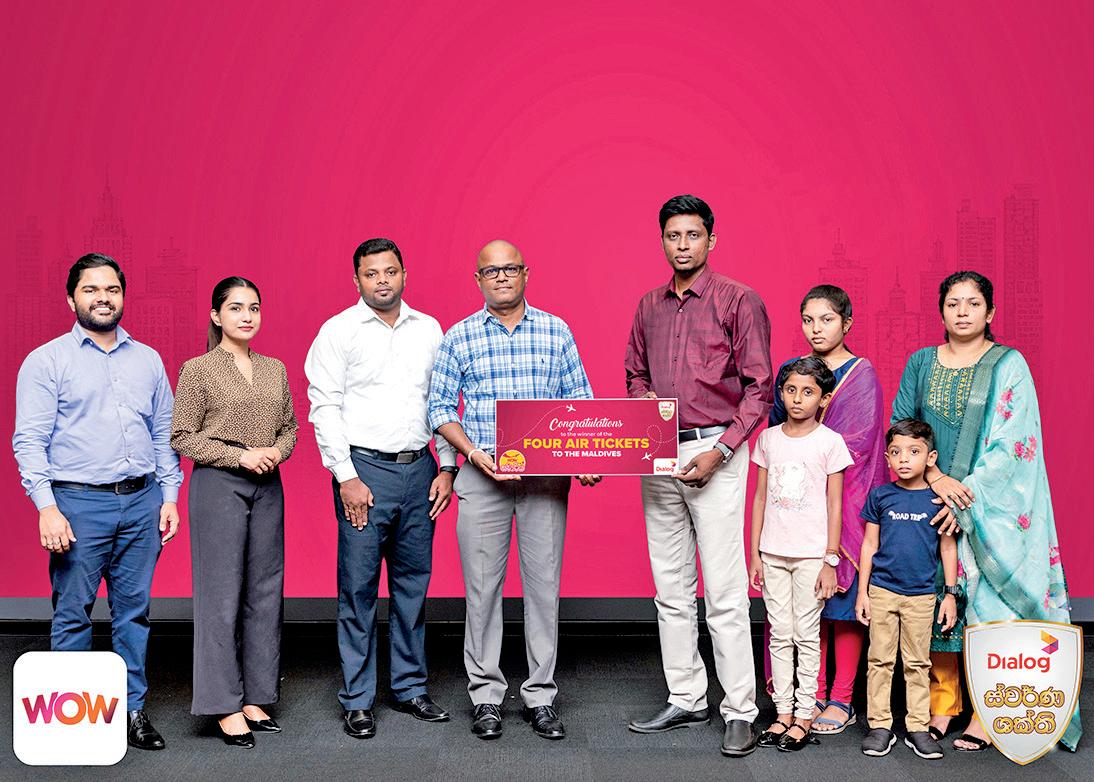 Dialog Awards Maldives Family Getaway to the Winner of Swarna Shakthi Retail Campaign