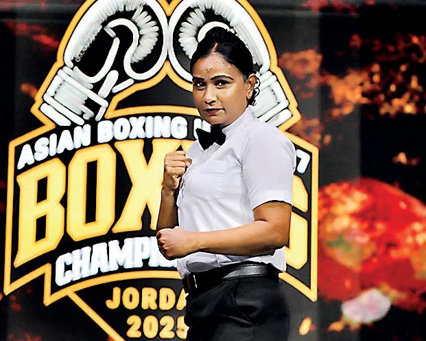SRI LANKA'S QUEEN OF THE RING BOWS OUT