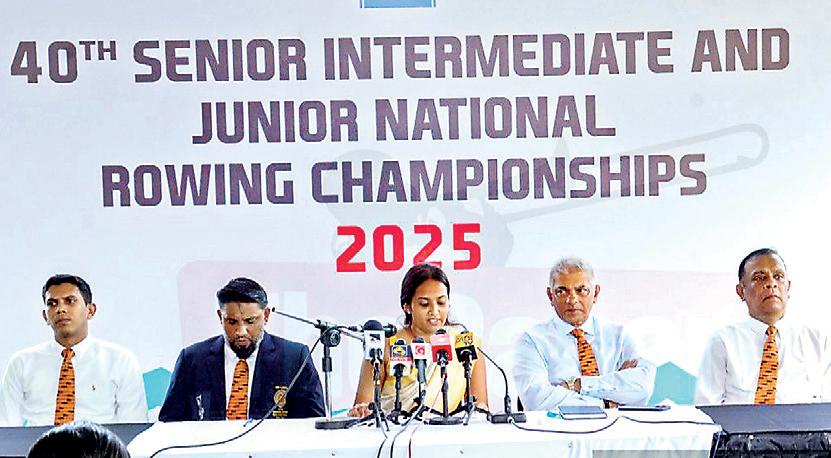 40th Rowing Nationals to begin on July 23 at Diyawanna