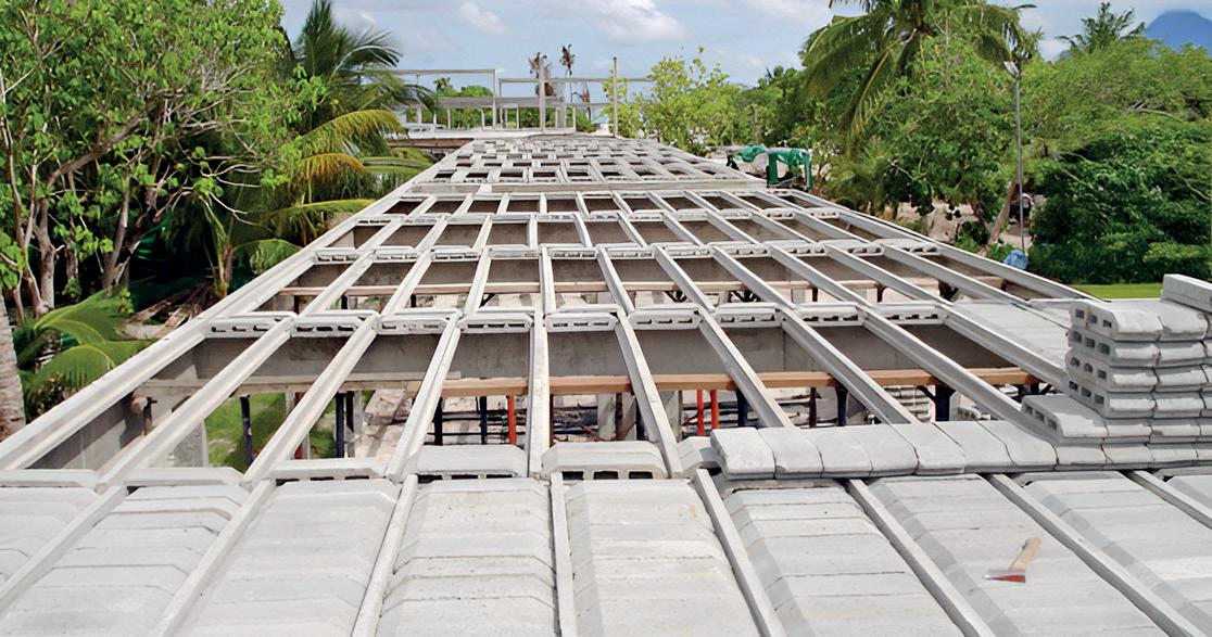 Int’l Construction Consortium unveils suspended beam slab system