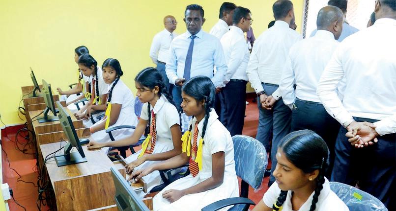 David Pieris Group donates computer lab to Kalaimagal Maha Vidyalayam