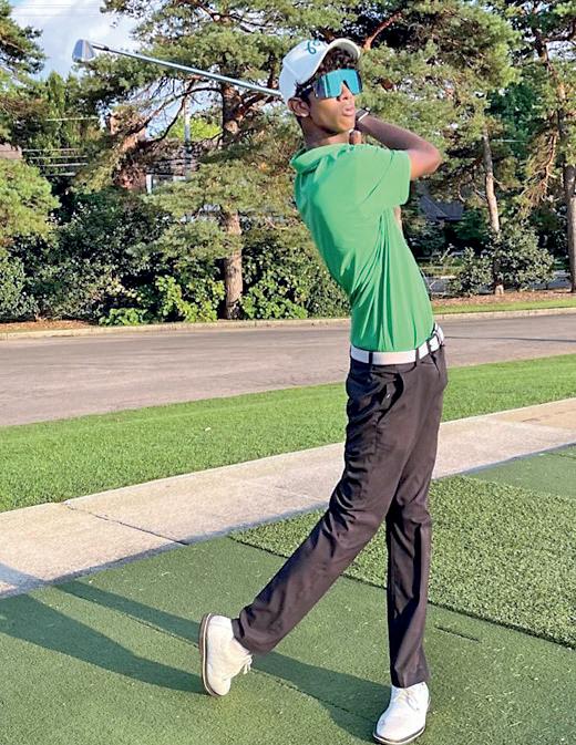 Jevahn poised to create golfing history in US