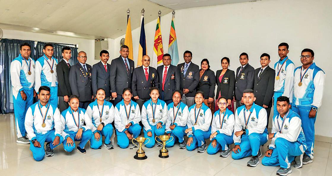 Air Force carom teams win Double at Defence Services Games