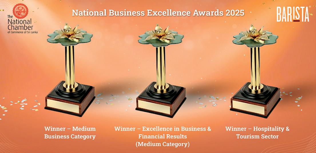 3 Gold Awards for Barista at the National Business Excellence Awards 2025