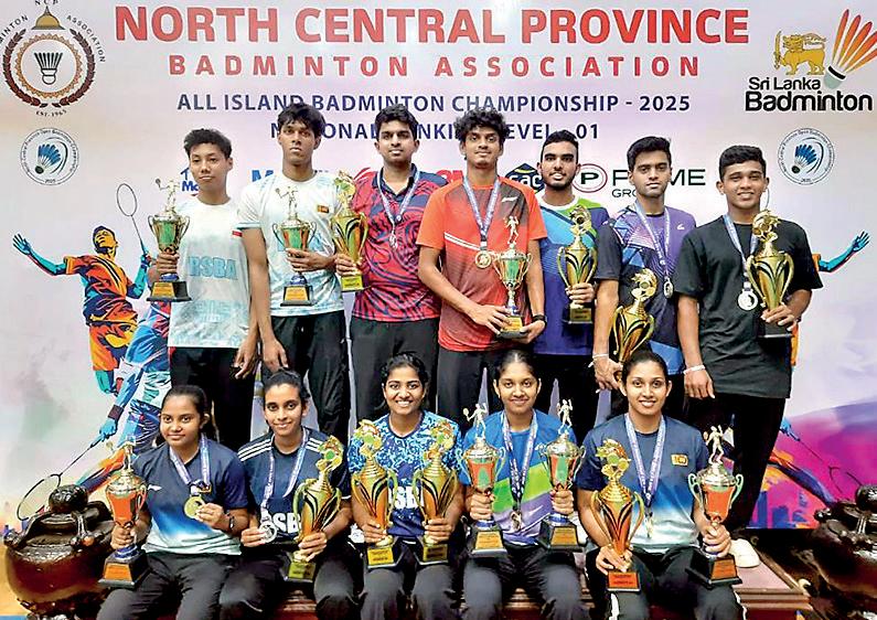 Panchali pockets a badminton double