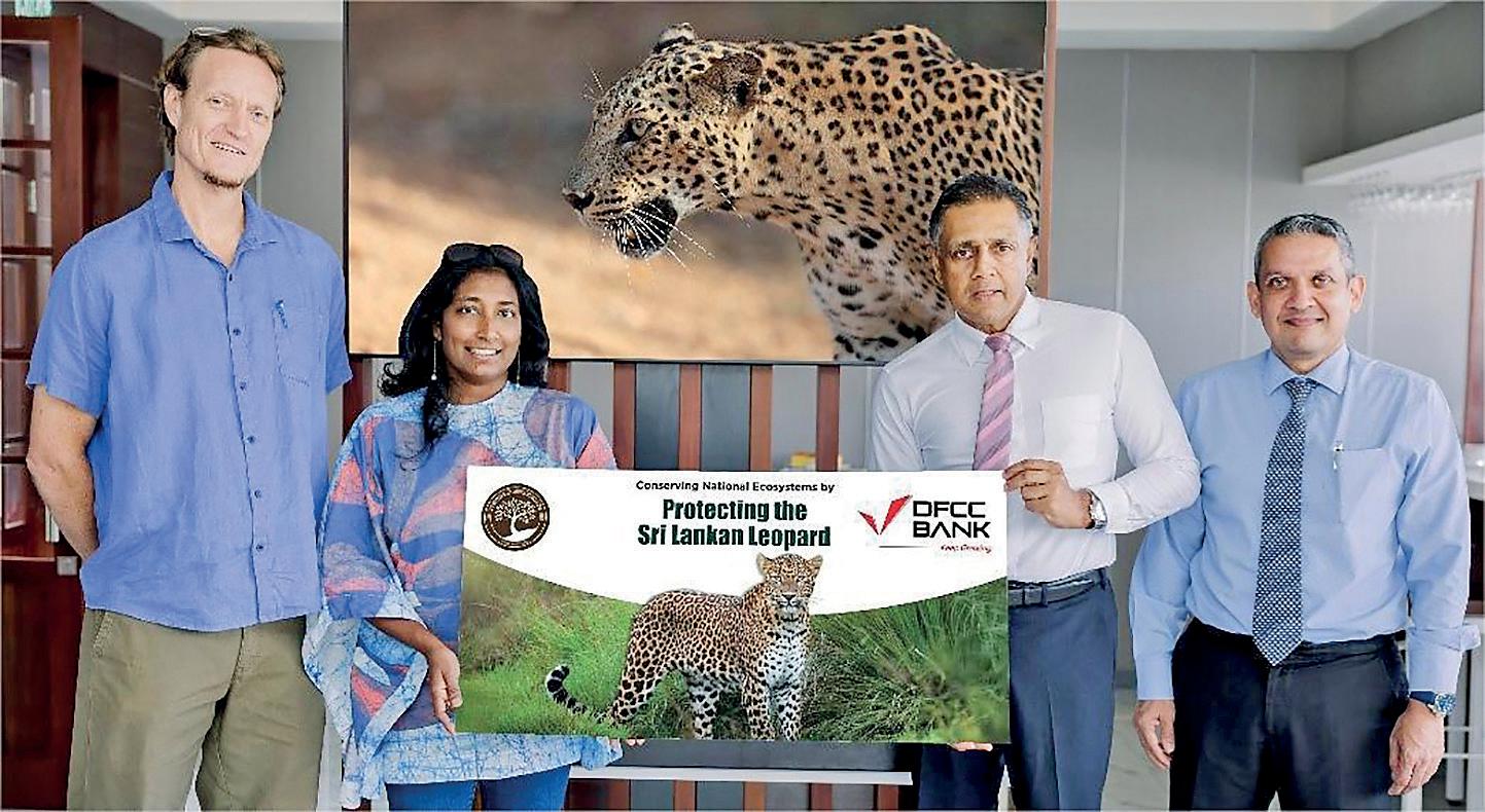 DFCC Bank and WWCT partner for protecting threatened Lankan leopard